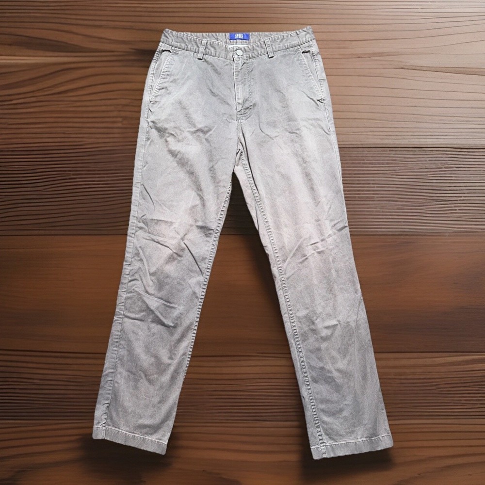 Spoke Mens Chino Trousers Heroes Gray 30 Build C Pants 30x29